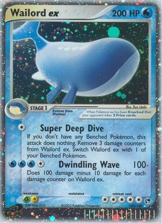 Wailord ex  - Holofoil - Ultra Rare