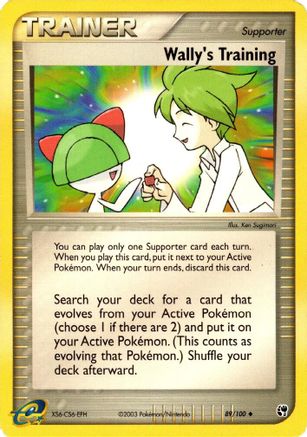 Wally's Training 089/100  - Uncommon