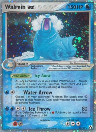 Walrein ex (89/92) [EX : Créateur de légendes] 