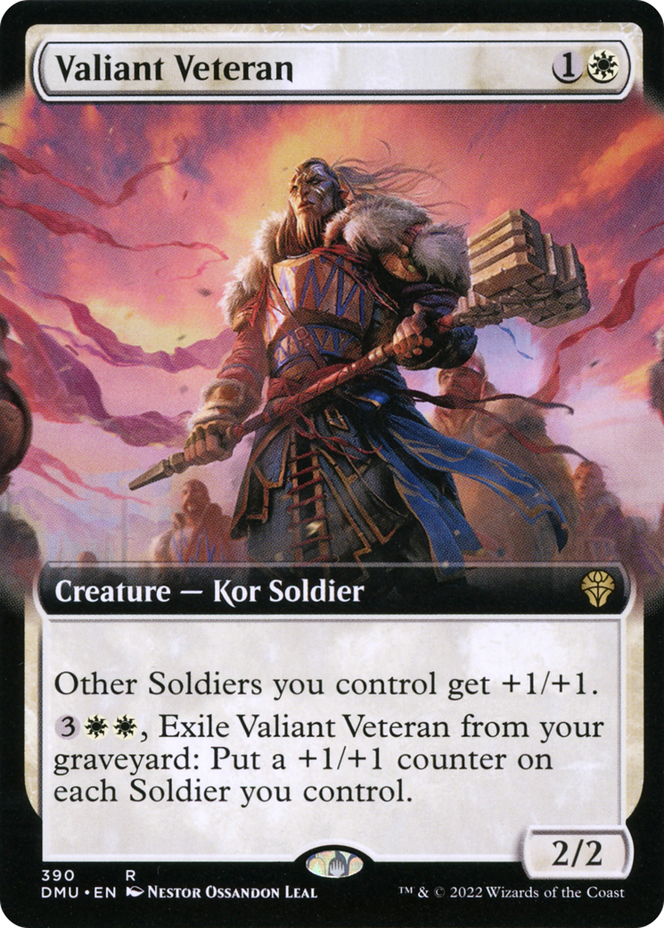 Vétéran vaillant (art étendu) [Dominaria United] 