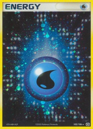 Water Energy 103  - Holofoil - Holo Rare