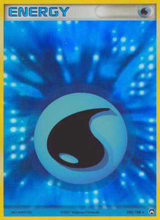 Water Energy/108  - Holofoil - Rare