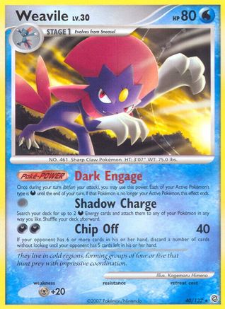 Weavile  - Rare