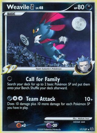 Weavile G  - Holofoil - Holo Rare