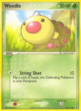 Weedle  - Reverse Holofoil - Common