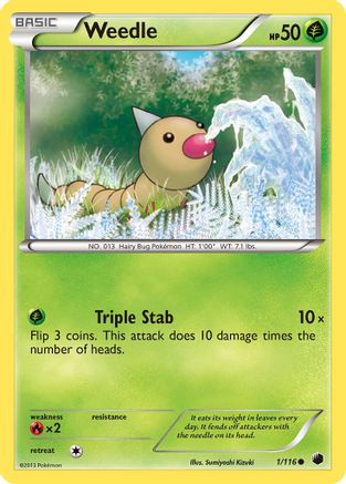 Weedle/116  - Common