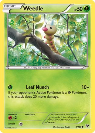 Weedle 003  - Common