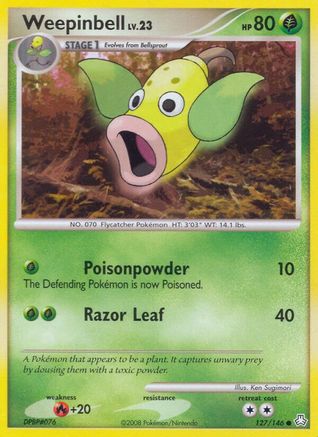 Weepinbell (127/146) [Diamant &amp; Perle : Légendes Éveillées] 