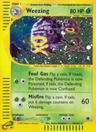 Weezing (32)  - Holofoil - Holo Rare