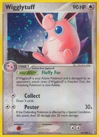 Wigglytuff 013  - Reverse Holofoil - Holo Rare