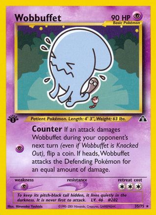 Wobbuffet (35/75) [Neo Discovery 1ère édition] 
