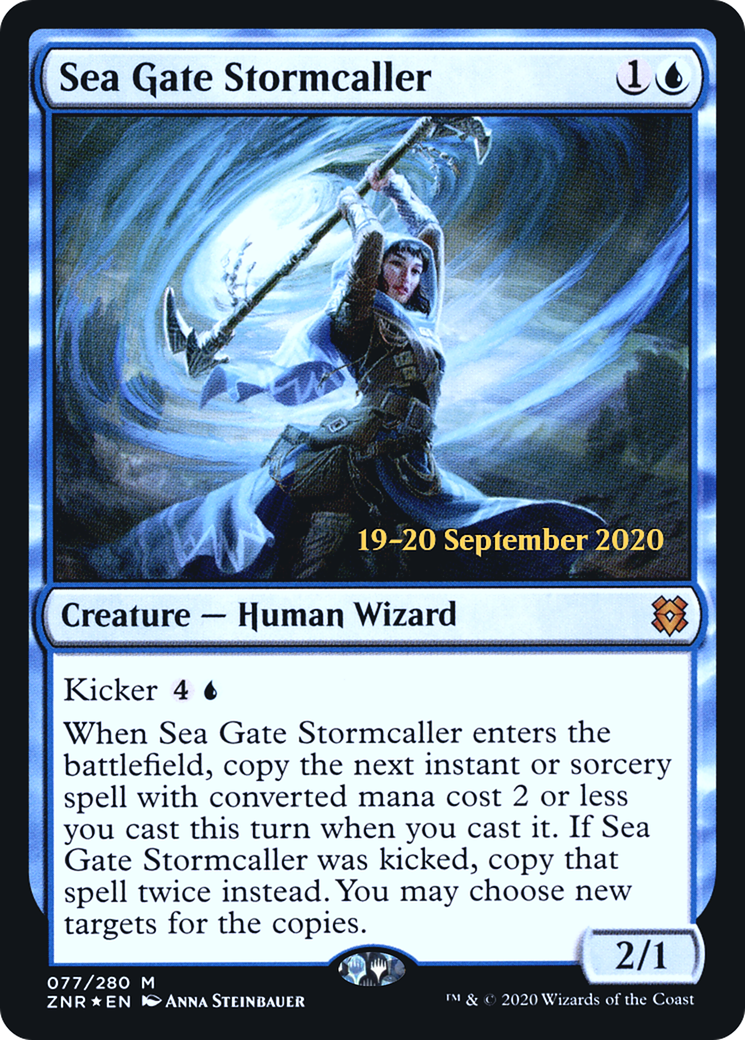 Sea Gate Stormcaller [Promotions avant-première de Zendikar Rising] 