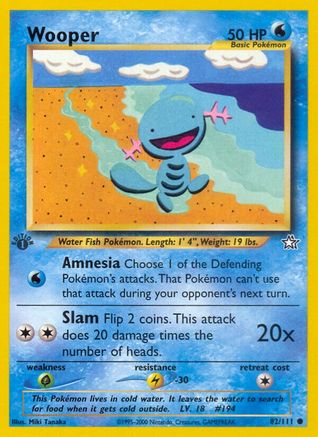 Wooper 082  - 1st Edition - Common