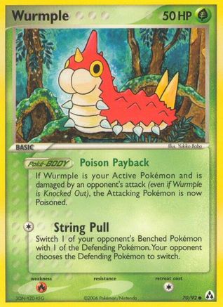Wurmple  - Reverse Holofoil - Common