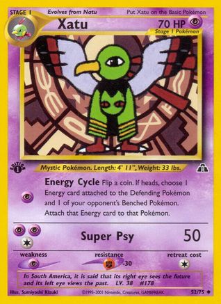Xatu (52/75) [Neo Discovery 1ère édition] 