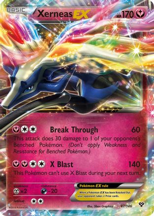 Xerneas EX 097  - Holofoil - Ultra Rare