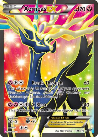 Xerneas EX (146 Full Art)  - Holofoil - Ultra Rare