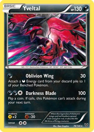 Yveltal 078/146  - Rare