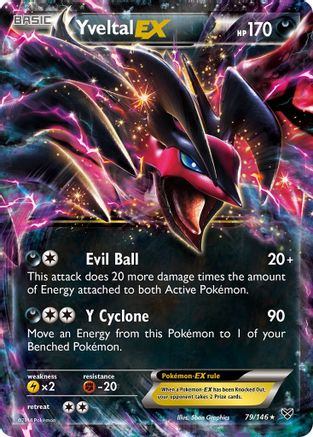 Yveltal EX 079  - Holofoil - Ultra Rare