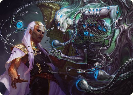 Carte d'art Mirage Mockery [Phyrexia : All Will Be One Art Series] 
