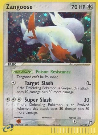 Zangoose  - Holofoil - Holo Rare