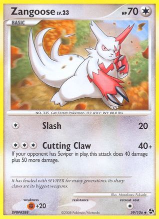Zangoose  - Uncommon