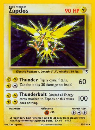 Zapdos  - Holofoil - Holo Rare