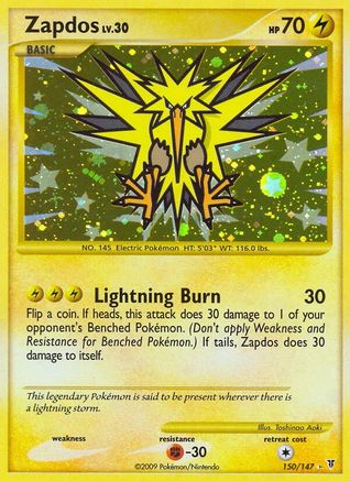 Zapdos (150)  - Holofoil - Secret Rare