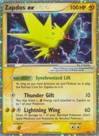 Zapdos ex - 033 (EX Collector's Window Tins)  - Holofoil - Promo