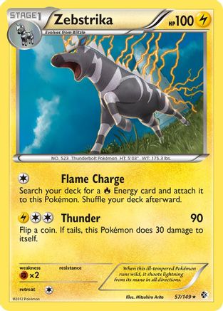 Zebstrika  - Holofoil - Holo Rare
