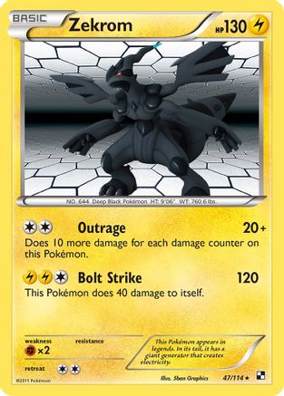Zekrom (47/114) [Noir et blanc : ensemble de base] 