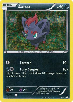 Zorua - 9/12/12  - Holofoil - Promo