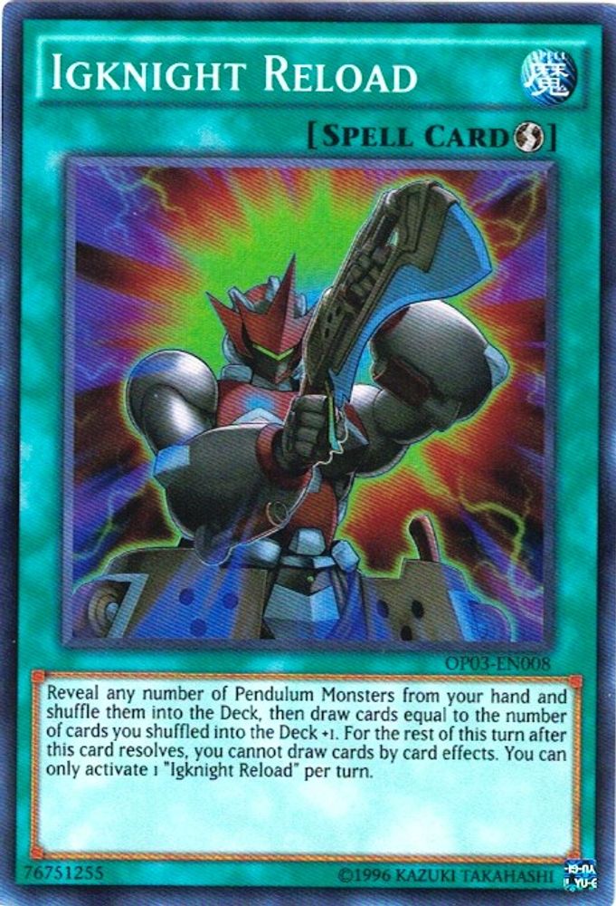Igknight Reload [OP03-EN008] Super Rare 