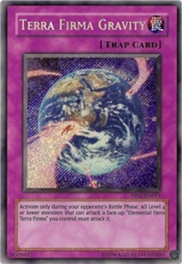 Terra Firma Gravity (PP02-EN013) - Secret Rare