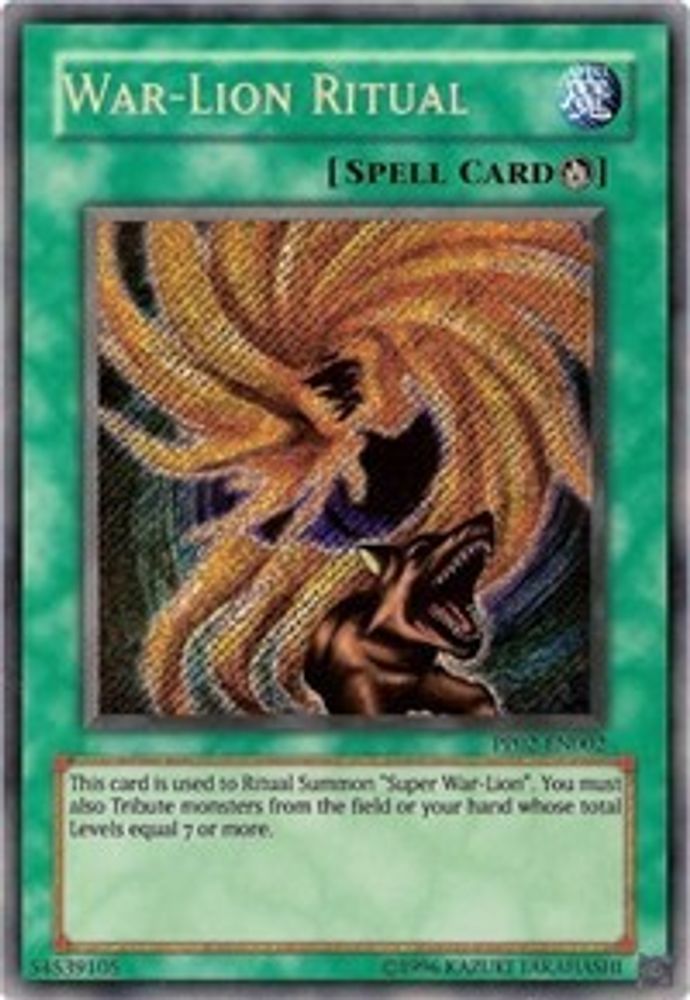 War-Lion Ritual (ScR) (PP02-EN002) - Secret Rare
