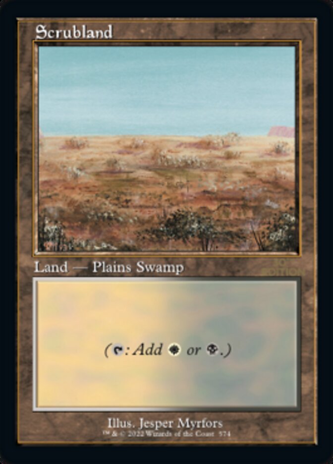 Scrubland (Rétro) [Édition 30e anniversaire] 