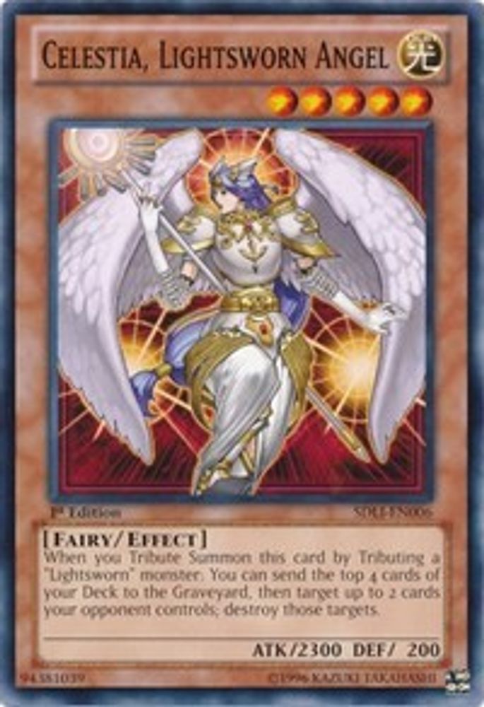 Celestia, Lightsworn Angel (SDLI-EN006) - Common