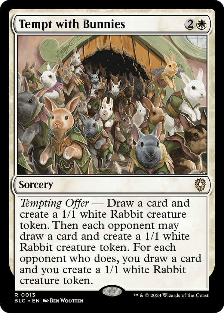 Tenter avec des lapins [Bloomburrow Commander] 