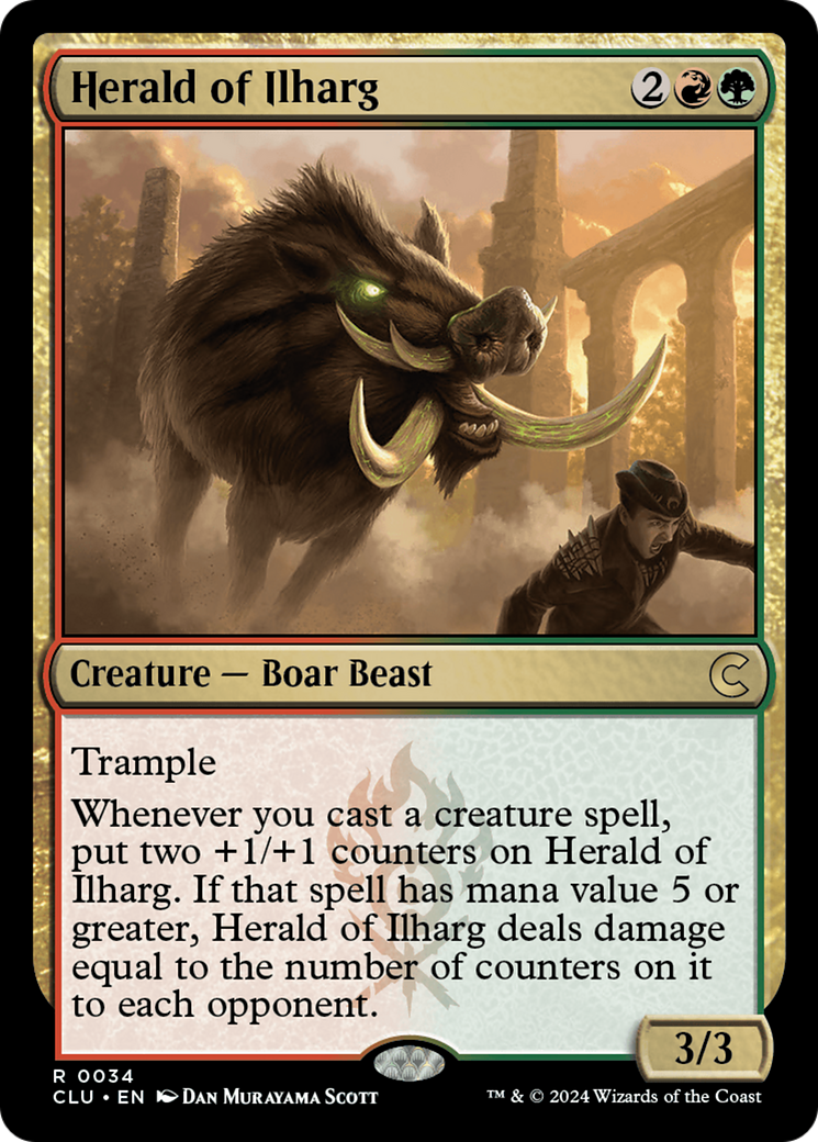 Héraut d'Ilharg [Ravnica: Clue Edition] 
