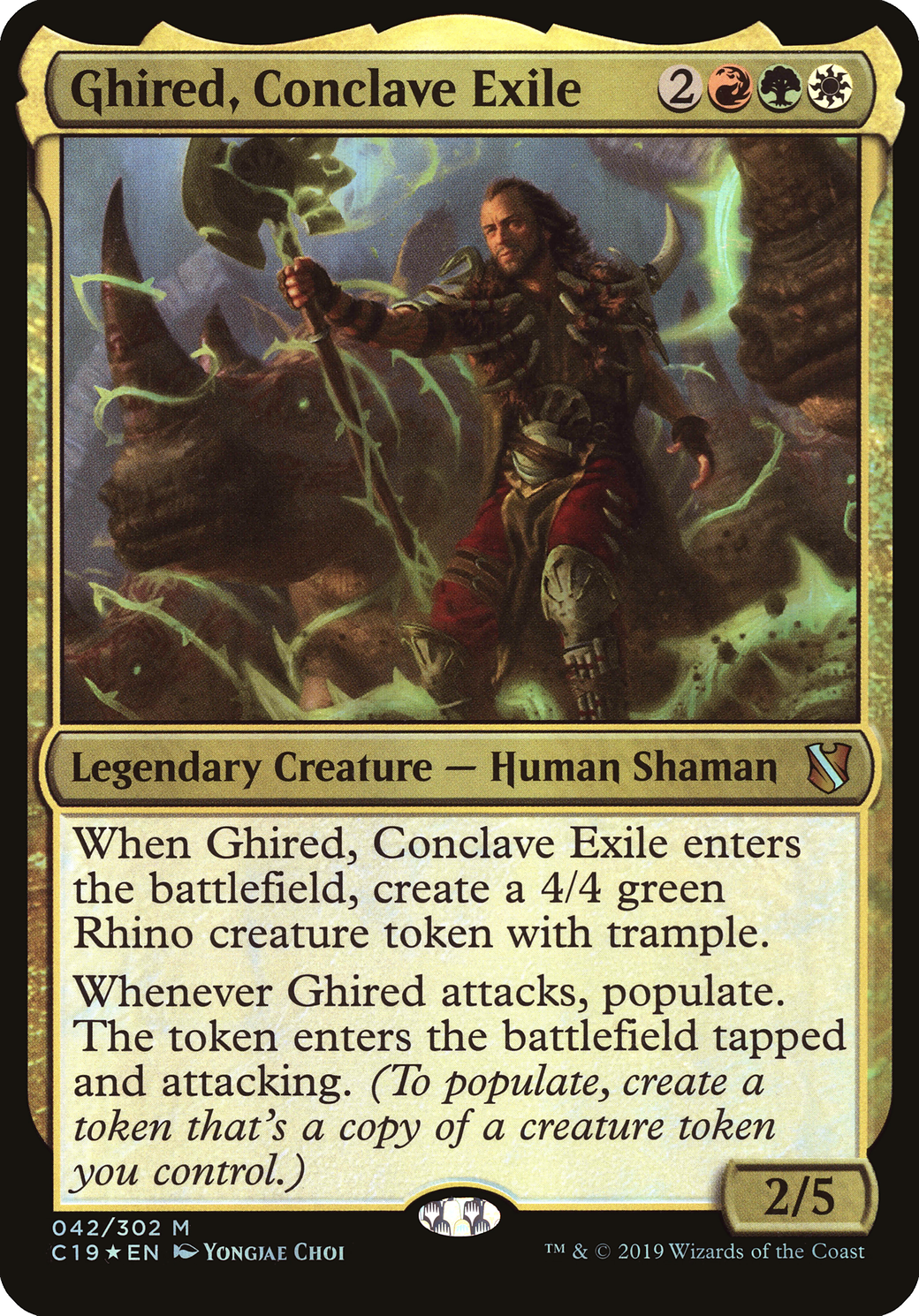 Ghired, Exil du Conclave (surdimensionné) [Commander 2019 surdimensionné] 