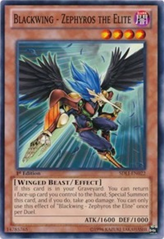 Blackwing - Zephyros the Elite (SDLI-EN022) - Common