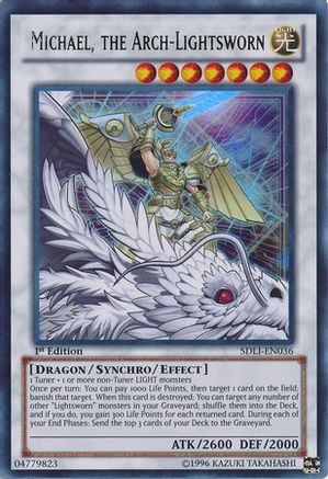 Michael, the Arch-Lightsworn (SDLI-EN036) - Structure Deck: Realm of Light 1st Edition