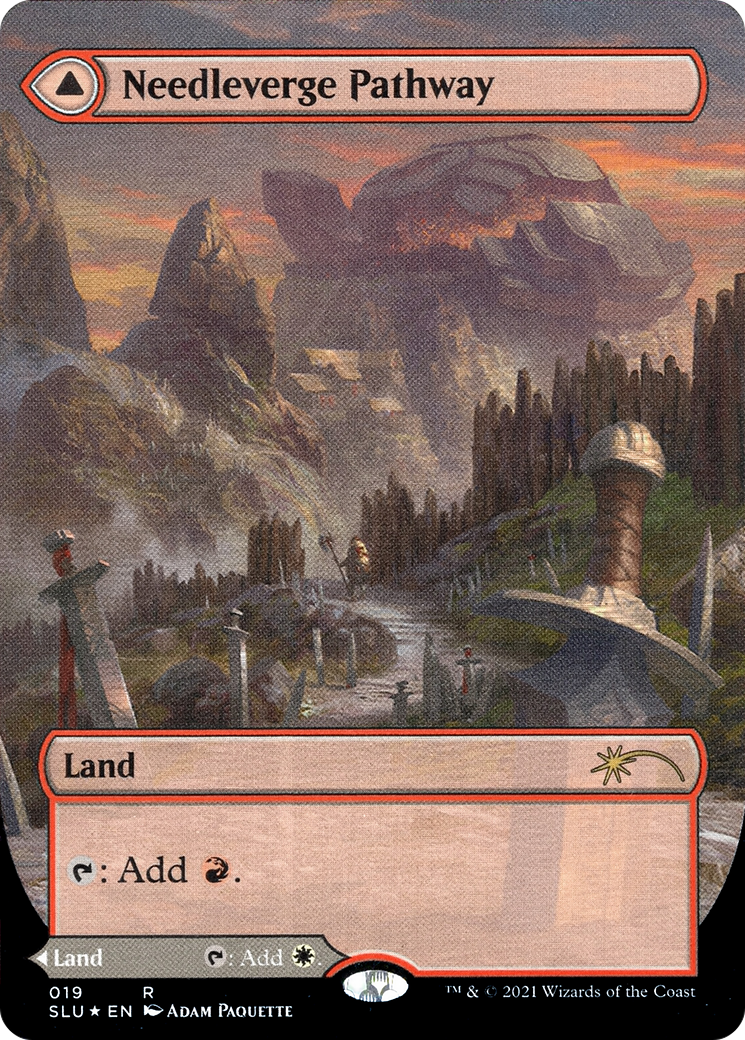 Needleverge Pathway // Pillarverge Pathway (SLU-019) - Secret Lair: Ultimate Edition: (Showcase) (Borderless) Foil