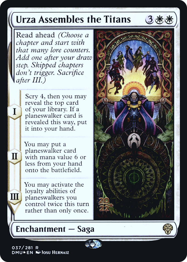 Urza rassemble les Titans [Promotions avant-première de Dominaria United] 