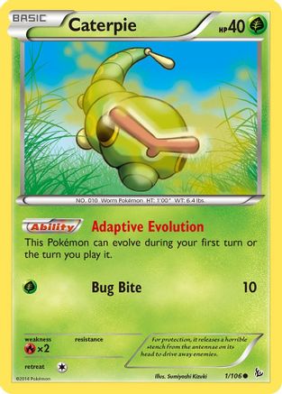 Caterpie 001  - Common