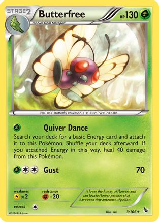 Butterfree 003  - Rare
