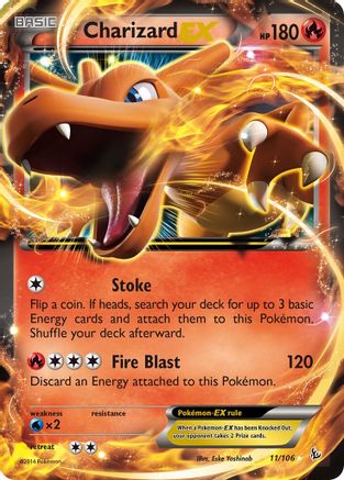 Charizard EX (11) (11) 011  - Holofoil - Ultra Rare