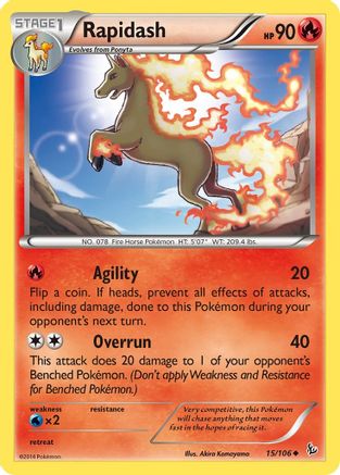 Rapidash 015  - Uncommon