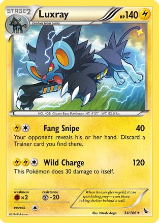 Luxray 034/106  - Rare
