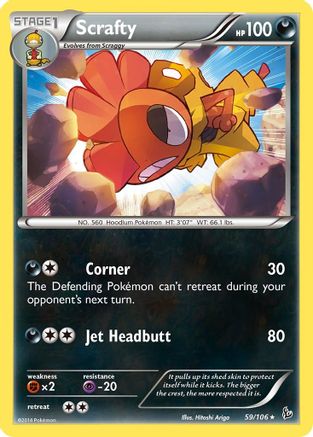 Scrafty 059  - Rare